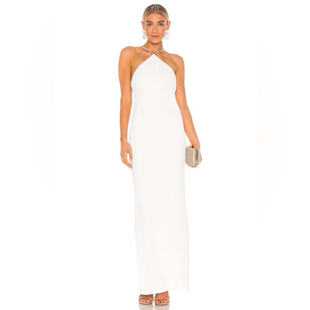 AMANDA UPRICHARD X REVOLVE Riesling Gown White size small with flaws